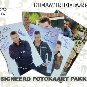 GESIGNEERD FOTOKAART PAKKET